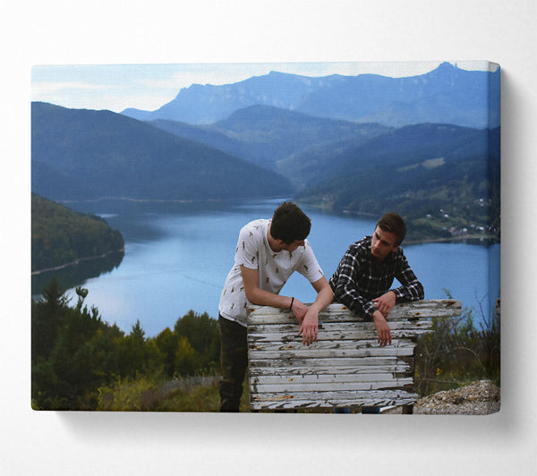  A Canvas Print of Blue Mountain Conversation Canvas Wall Art