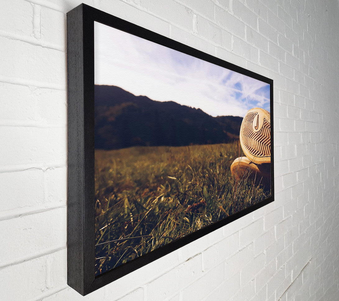  A Canvas Print of Golden Grass Sole Canvas Print