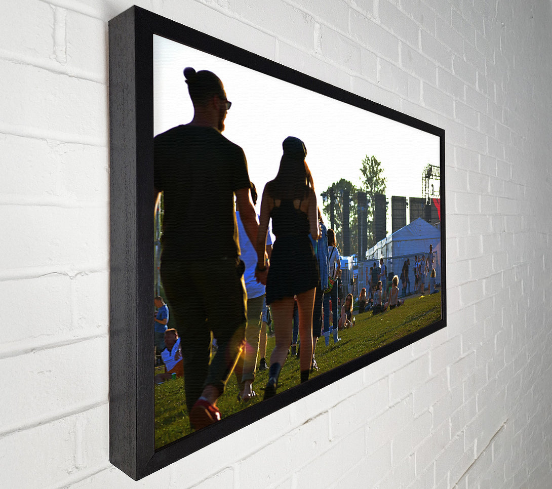  A Canvas Print of Green Festival Love Canvas Print