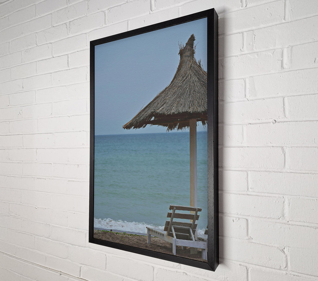  A Canvas Print of Blue Ocean Retreat Canvas Print