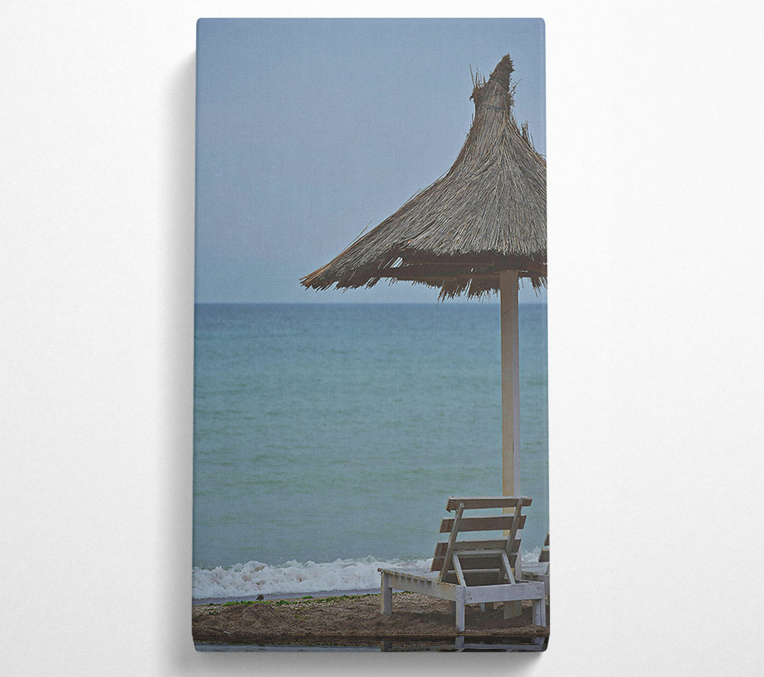  A Canvas Print of Blue Ocean Retreat Canvas Print