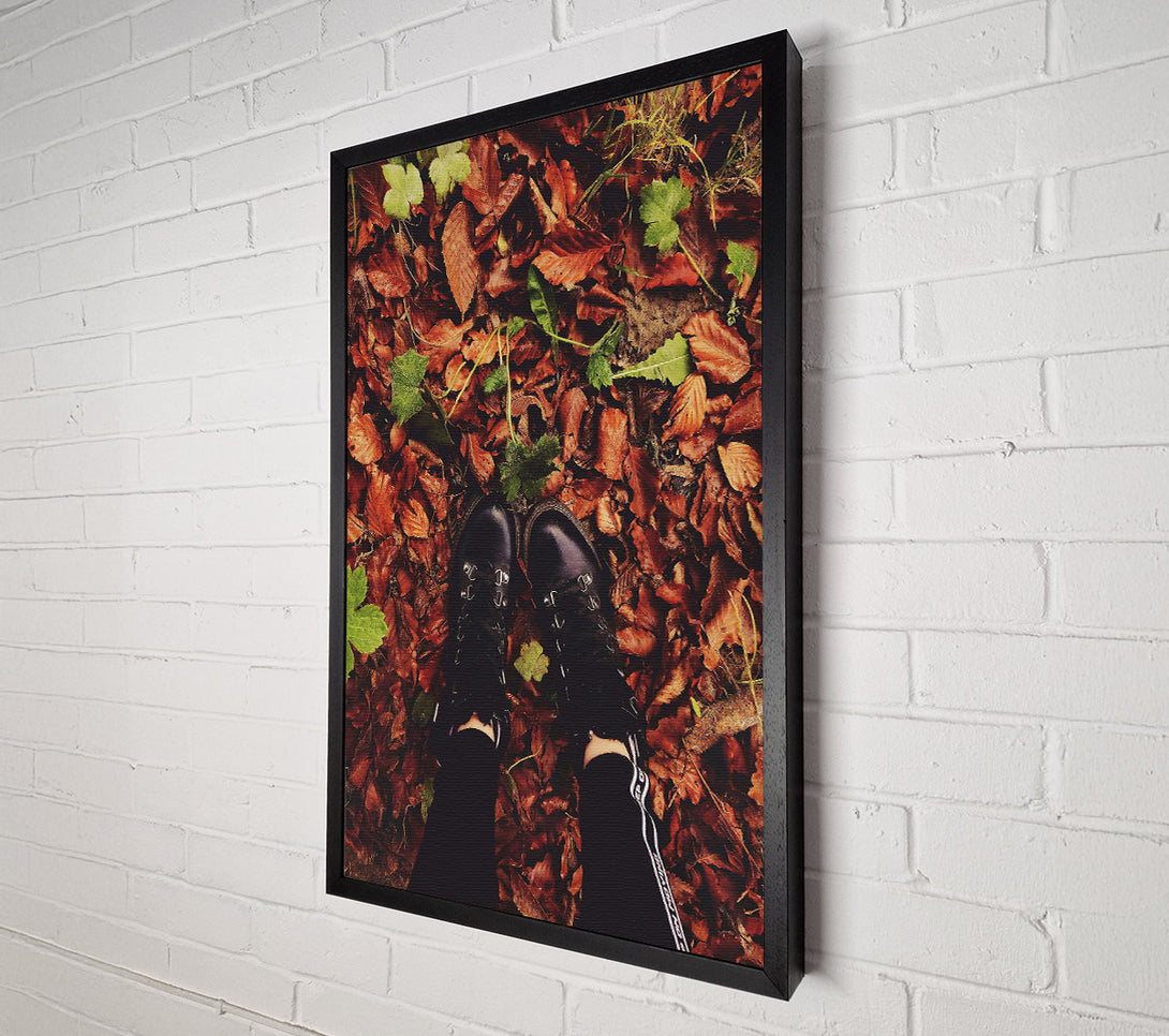  A Canvas Print of Autumn'S Brown Embrace Canvas Art