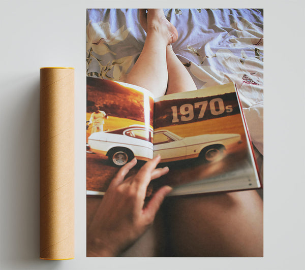 Golden 1970S Nostalgia Giclee Print