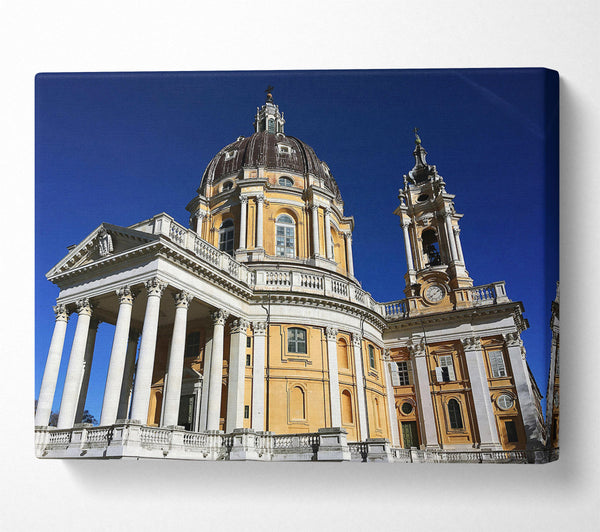 A Canvas Print of Golden Italian Dome Canvas Print