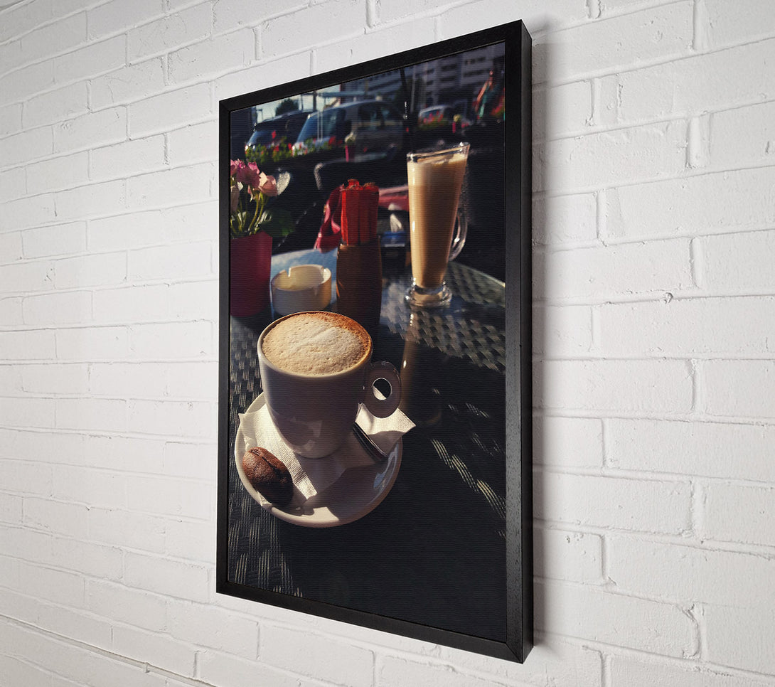  A Canvas Print of Creamy Coffee Sunbeams Canvas Wall Art
