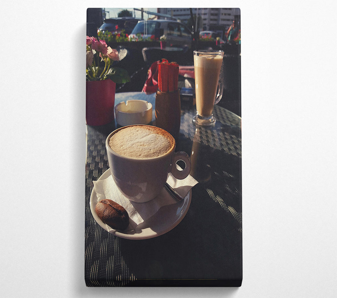  A Canvas Print of Creamy Coffee Sunbeams Canvas Wall Art