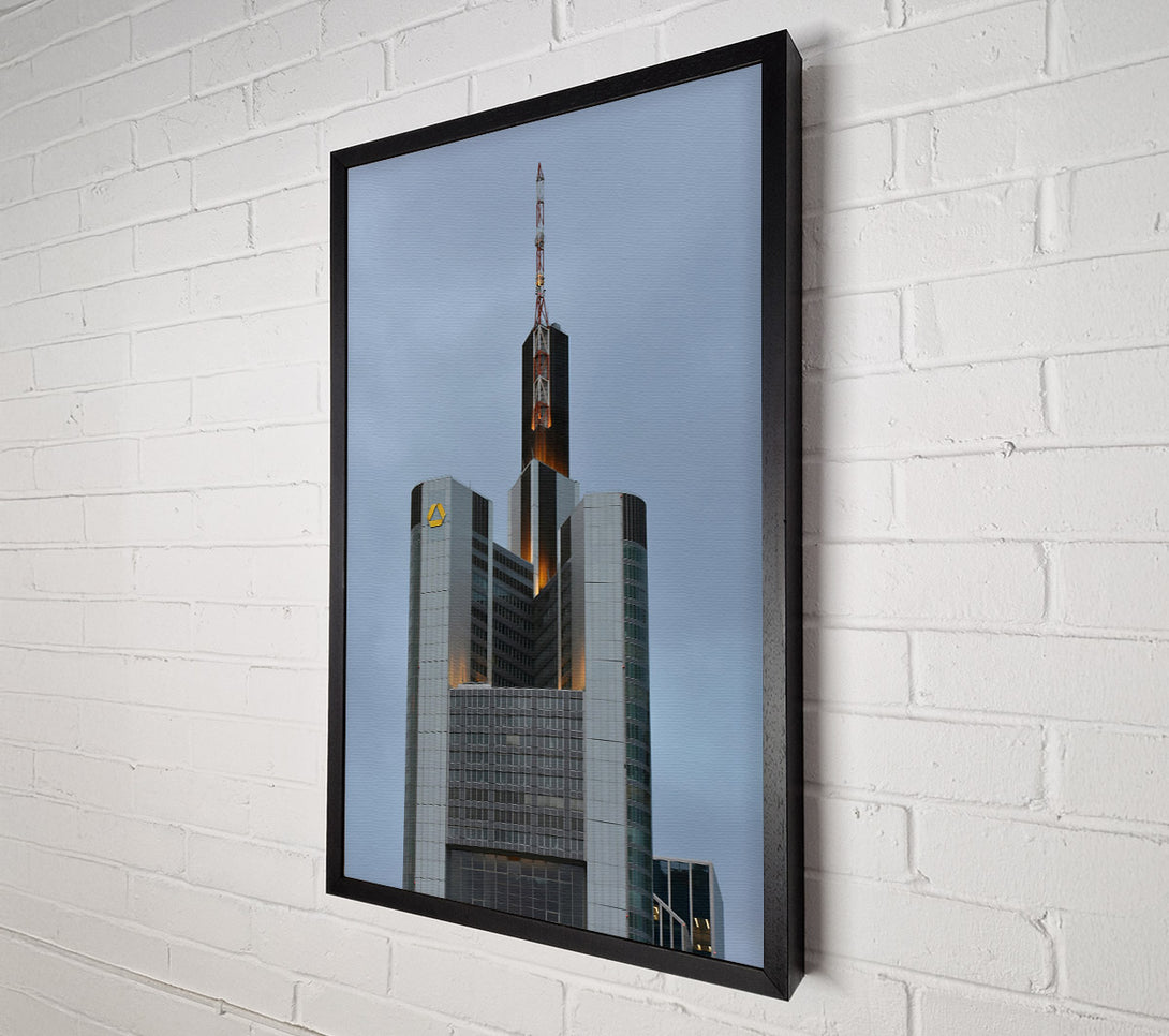  A Canvas Print of Silver Skyscraper Dreams Canvas Print