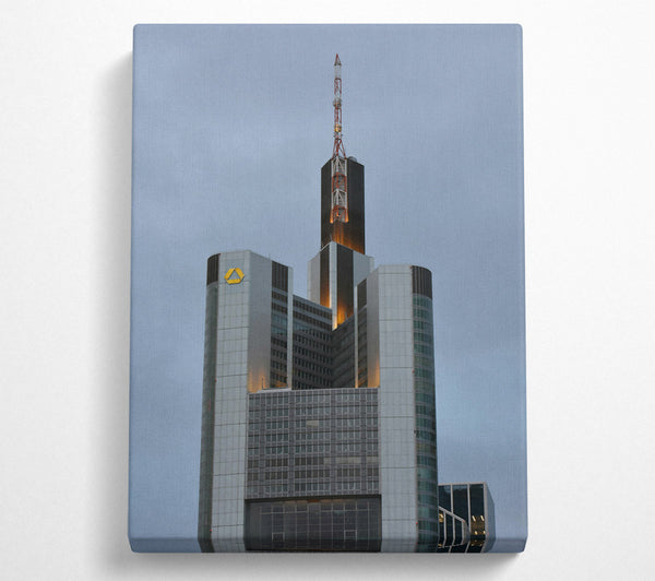  A Canvas Print of Silver Skyscraper Dreams Canvas Print