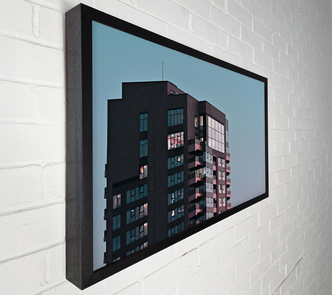  A Canvas Print of Skyline At Dusk Canvas Art