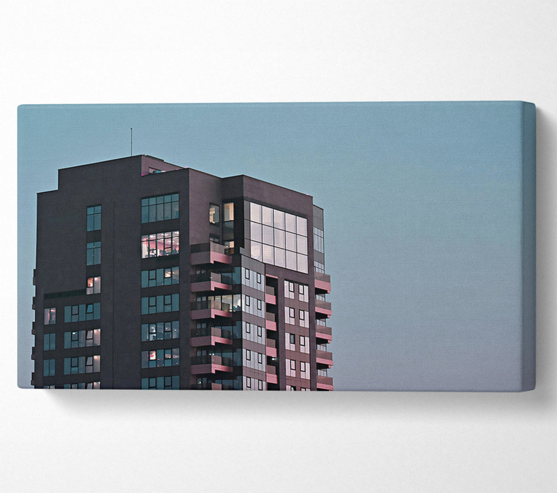  A Canvas Print of Skyline At Dusk Canvas Art