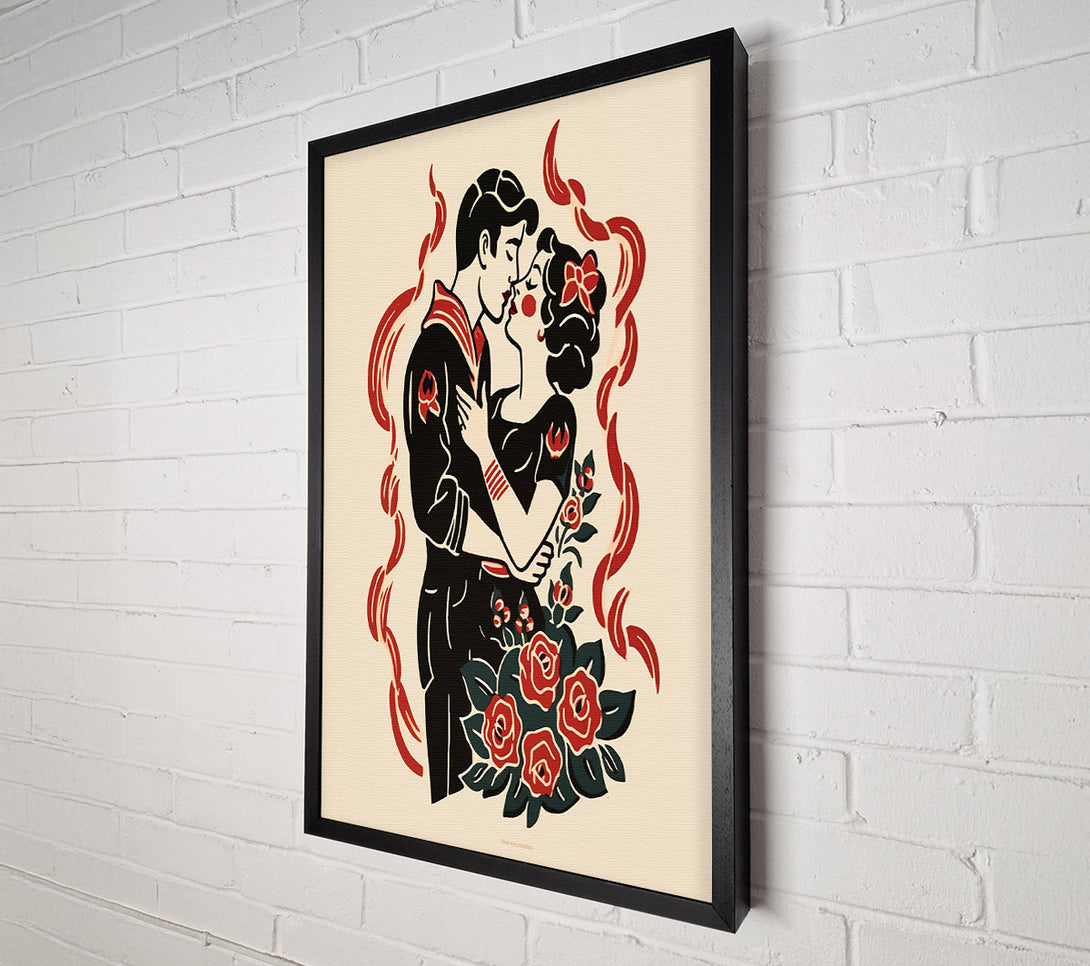  A Canvas Print of Lovers Of Dance Canvas Print