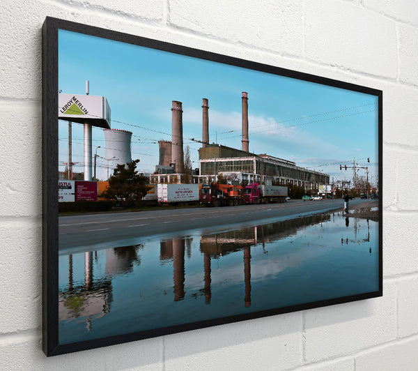 Blue Reflections Of Industry