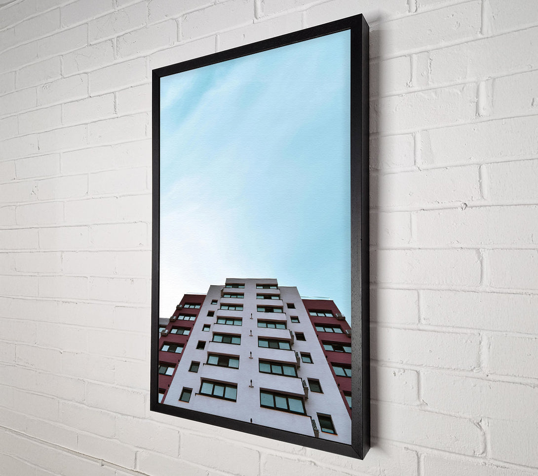  A Canvas Print of Azure Windows And Walls Canvas Art