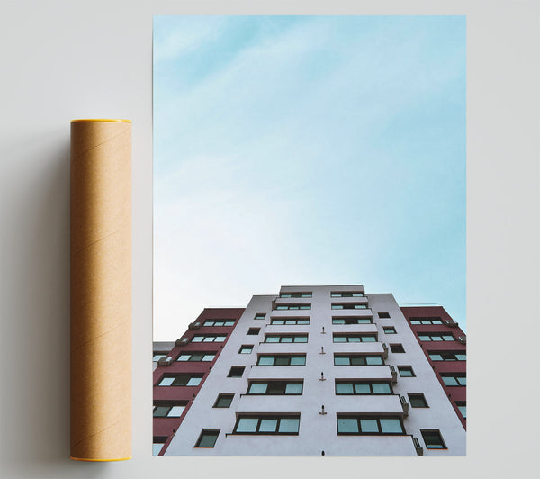 Azure Windows And Walls Print