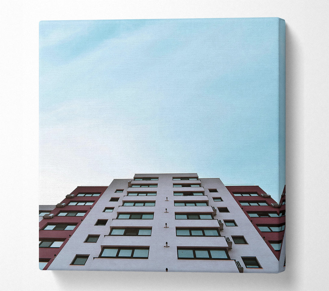  A Canvas Print of Azure Windows And Walls Canvas Art