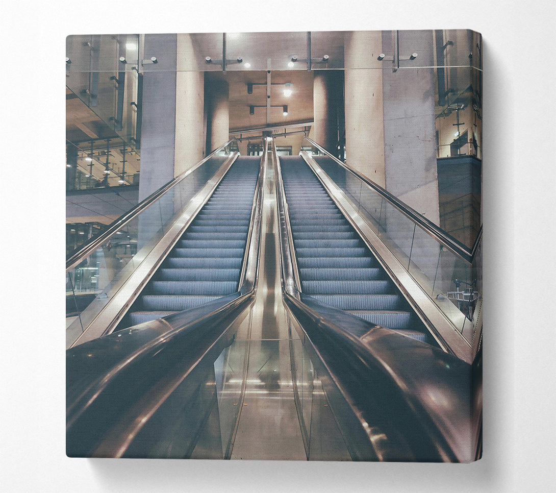  A Canvas Print of Silver Stairway To Somewhere Canvas Art