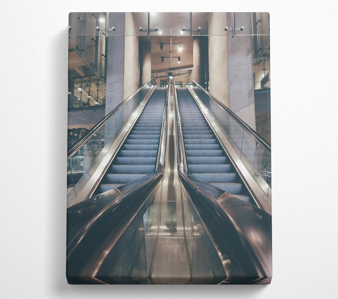 A Canvas Print of Silver Stairway To Somewhere Canvas Art