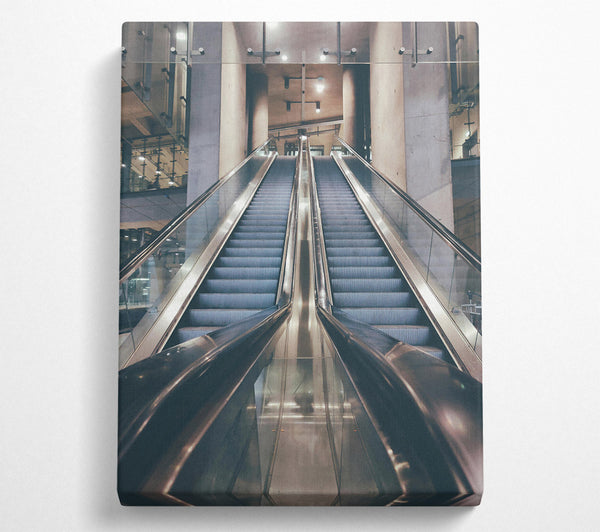 A Canvas Print of Silver Stairway To Somewhere Canvas Art