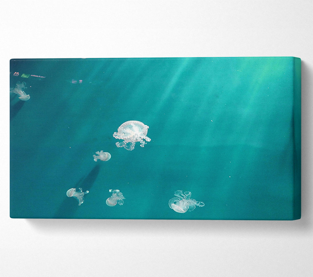  A Canvas Print of Teal Ocean Dreams Canvas Wall Art
