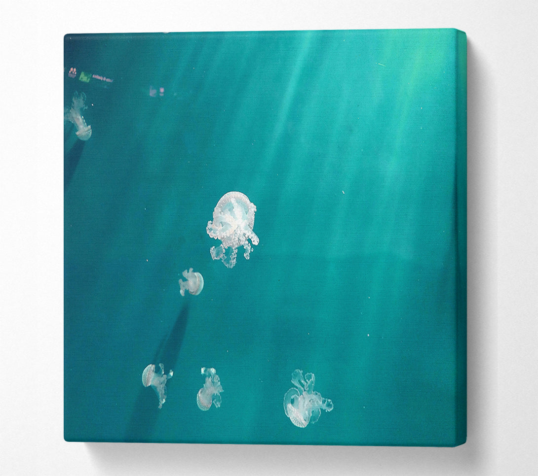  A Canvas Print of Teal Ocean Dreams Canvas Wall Art