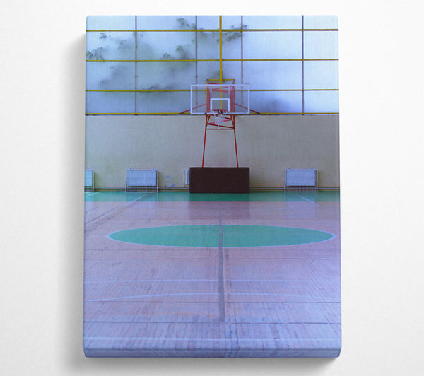 Green Court Memories Canvas Wall Art