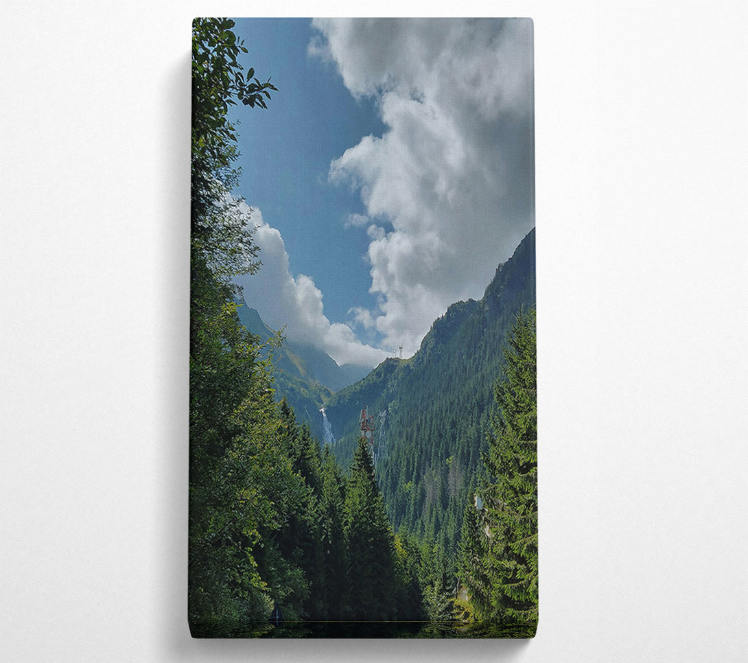  A Canvas Print of Azure Mountain Sky Canvas Wall Art