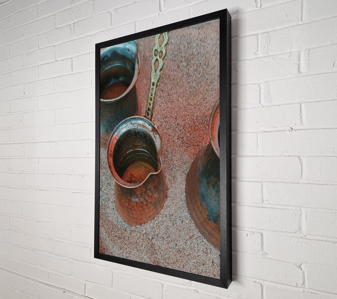  A Canvas Print of Warm Copper Brew Canvas Art