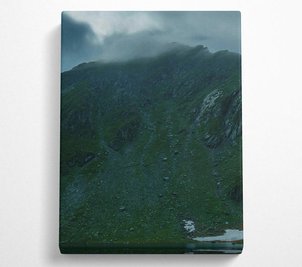  A Canvas Print of Emerald Mountain Mist Canvas Wall Art