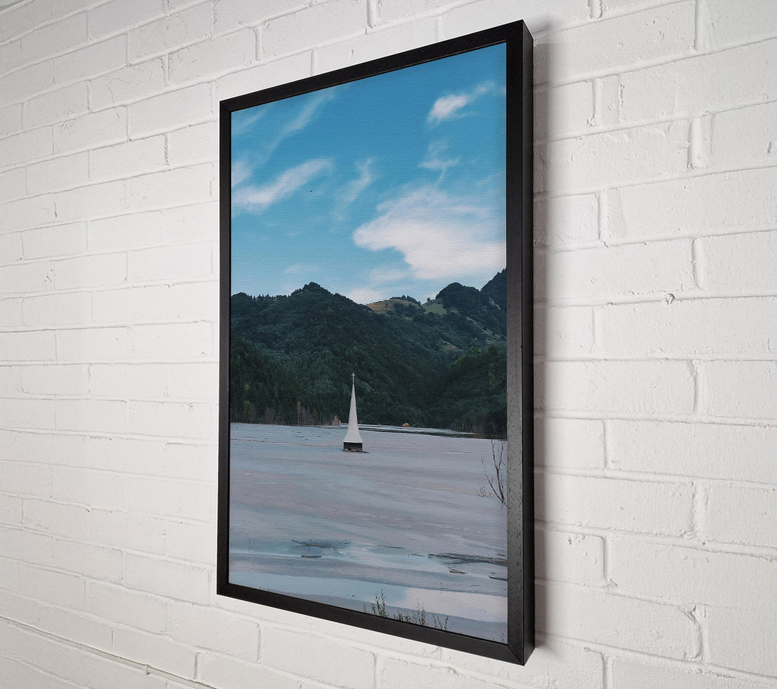  A Canvas Print of Blue Bell Tower Canvas Print