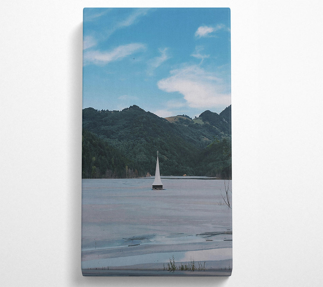  A Canvas Print of Blue Bell Tower Canvas Print