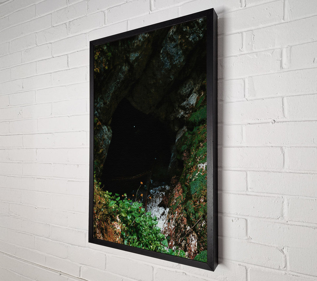  A Canvas Print of Green Mouth Of The Cave Canvas Print