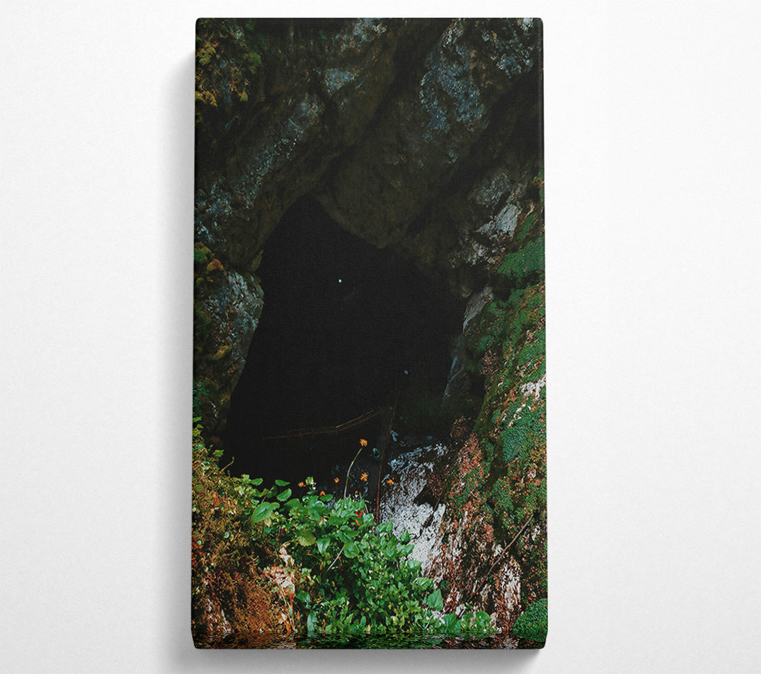  A Canvas Print of Green Mouth Of The Cave Canvas Print