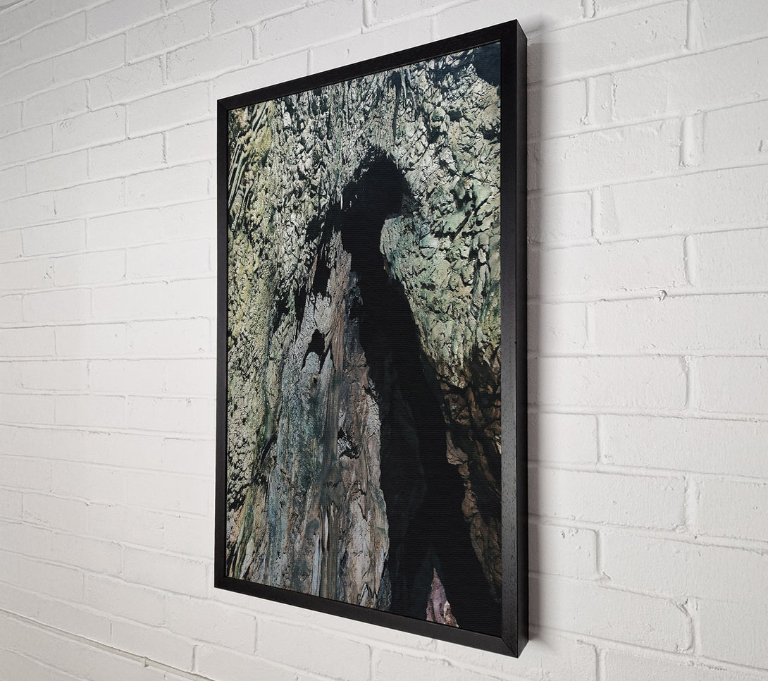  A Canvas Print of Grey Cave Entrance Canvas Art