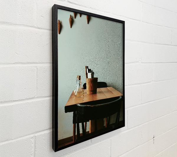 Wooden Table And Chair