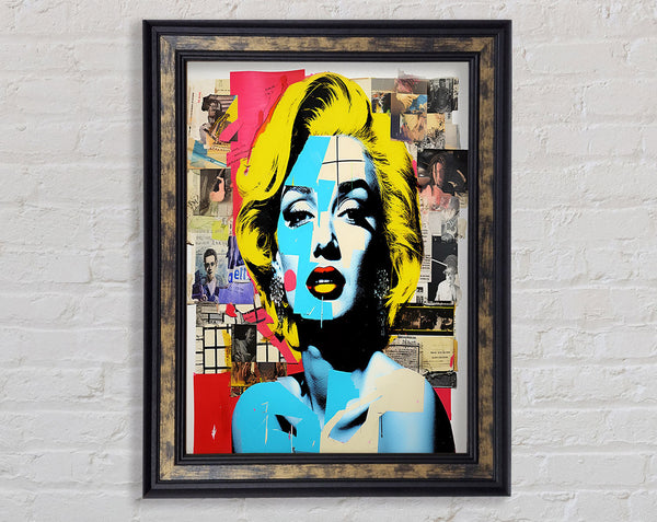 Marilyn Monroe News Framed Print