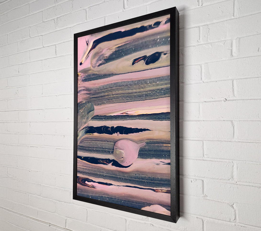  A Canvas Print of Pink Swirling Layers Canvas Print