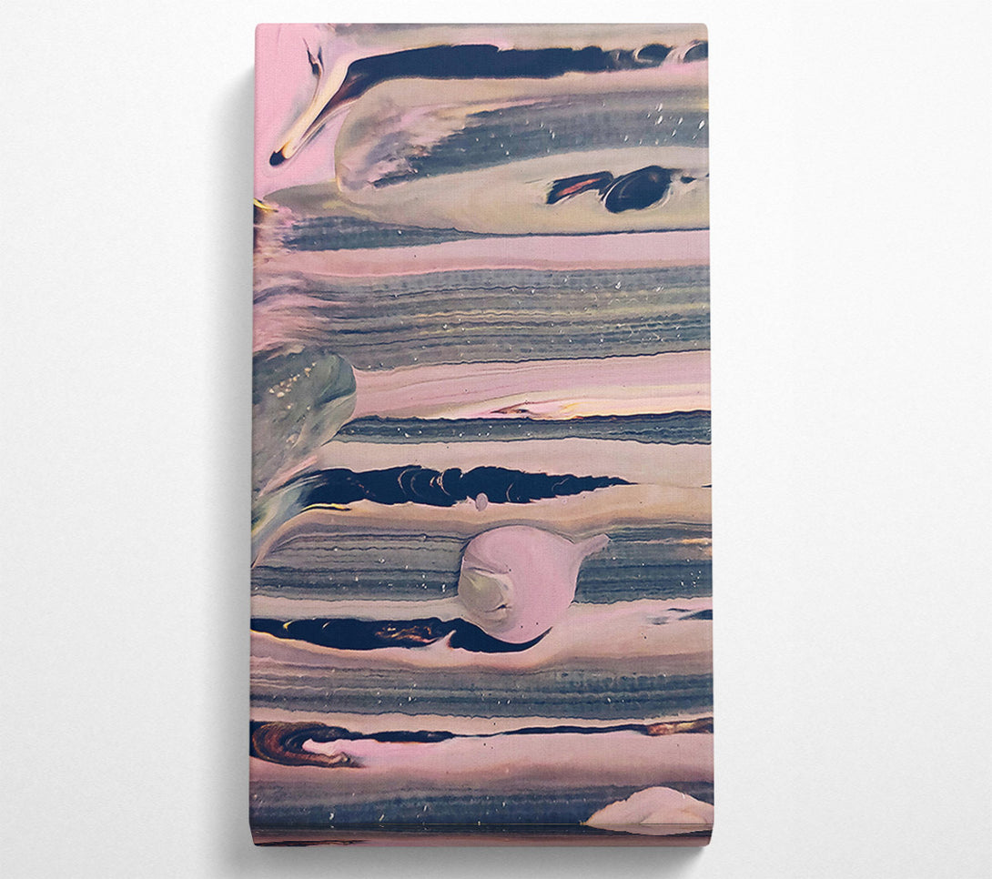  A Canvas Print of Pink Swirling Layers Canvas Print