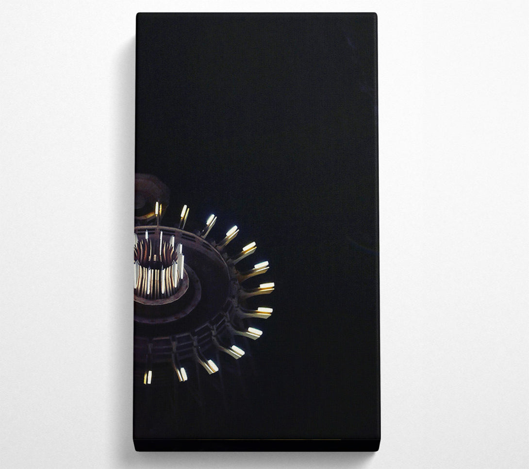  A Canvas Print of Golden Light Spiral Canvas Print