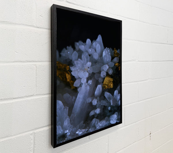 White Crystal Cluster Glow