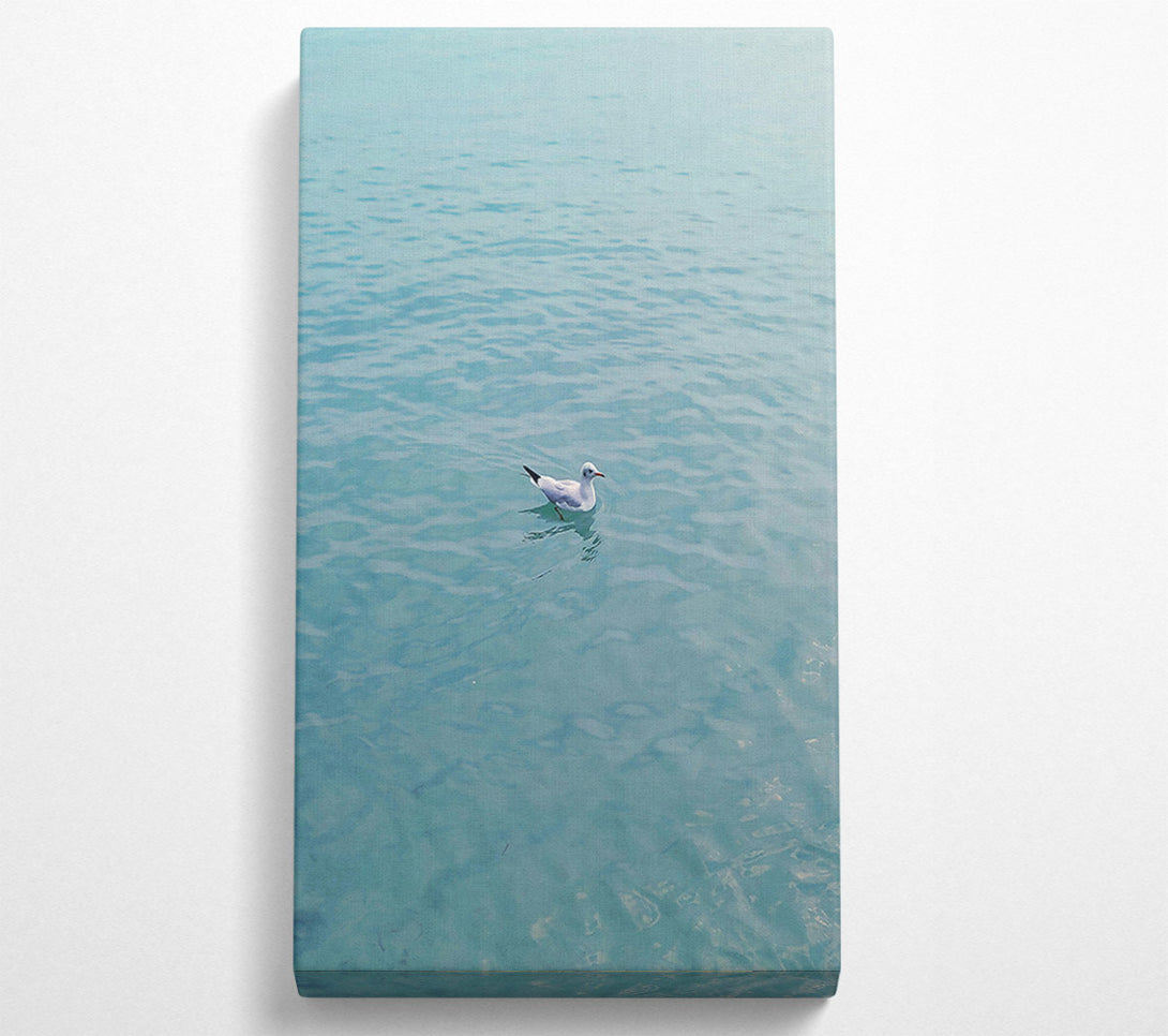  A Canvas Print of Teal Water Serenity Canvas Print