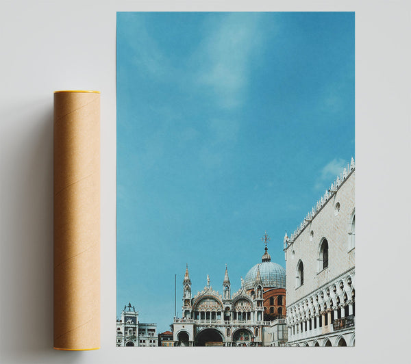 Azure Italian Sky Poster