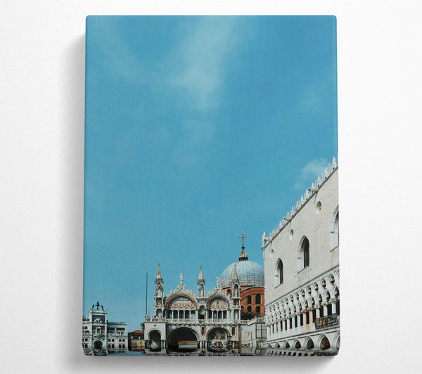  A Canvas Print of Azure Italian Sky Canvas Wall Art
