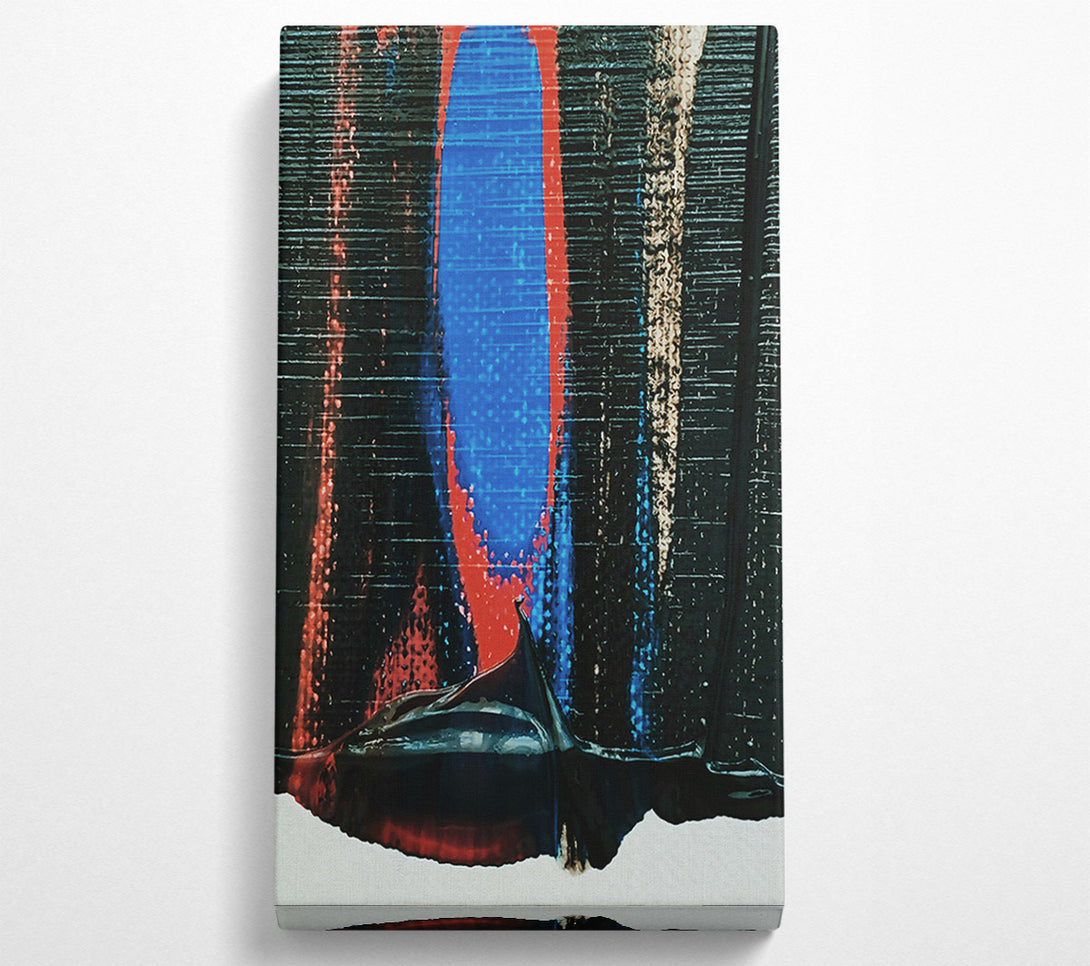  A Canvas Print of Blue And Black Flow Canvas Wall Art