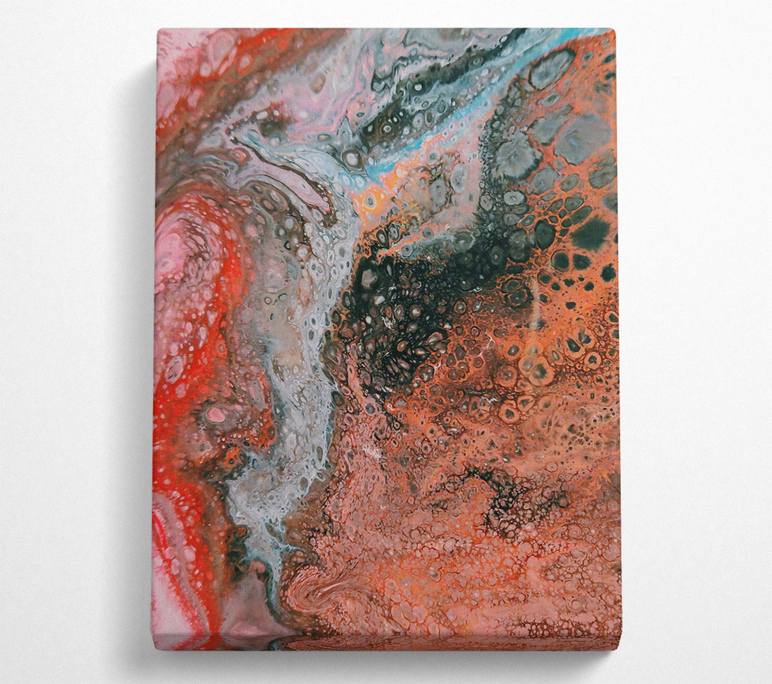  A Canvas Print of Crimson Cosmic Dance Canvas Art
