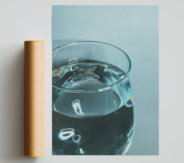 Aqua Reflections Poster