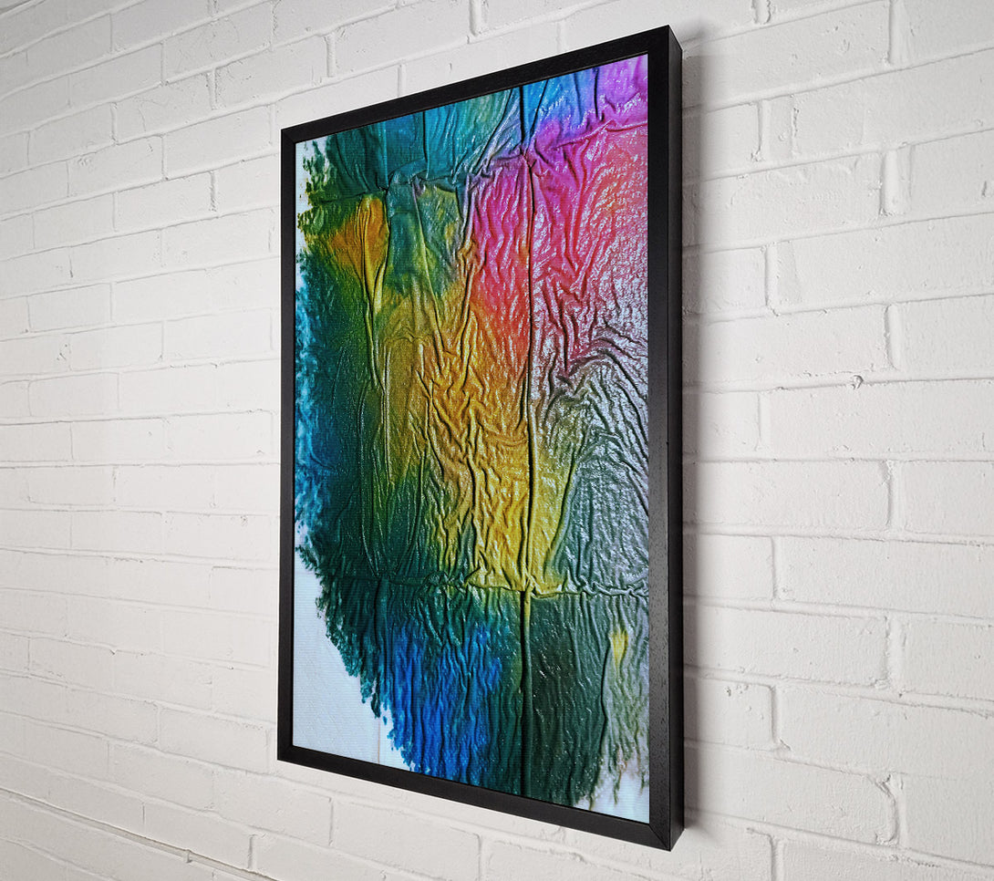  A Canvas Print of Golden Wrinkled Hues Canvas Art