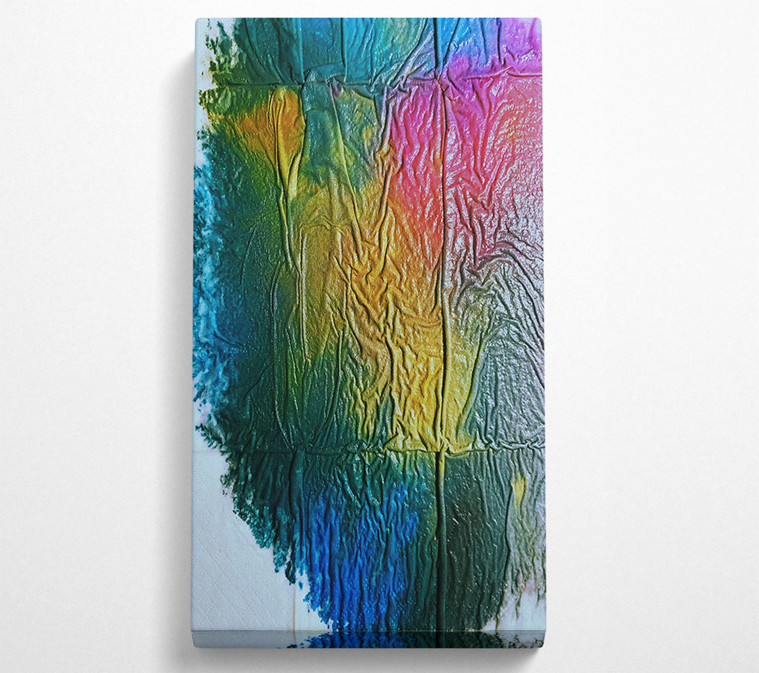  A Canvas Print of Golden Wrinkled Hues Canvas Art
