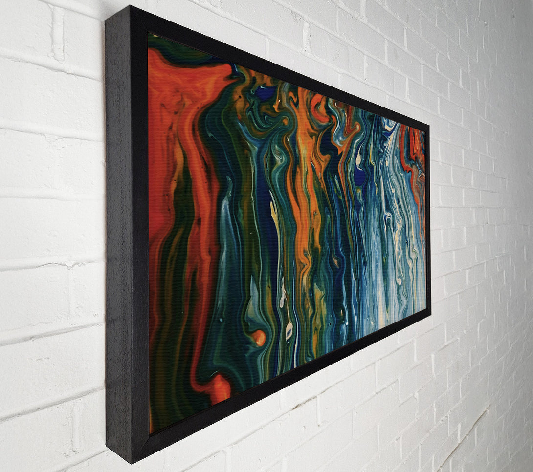  A Canvas Print of Indigo Swirls Of Color Canvas Wall Art