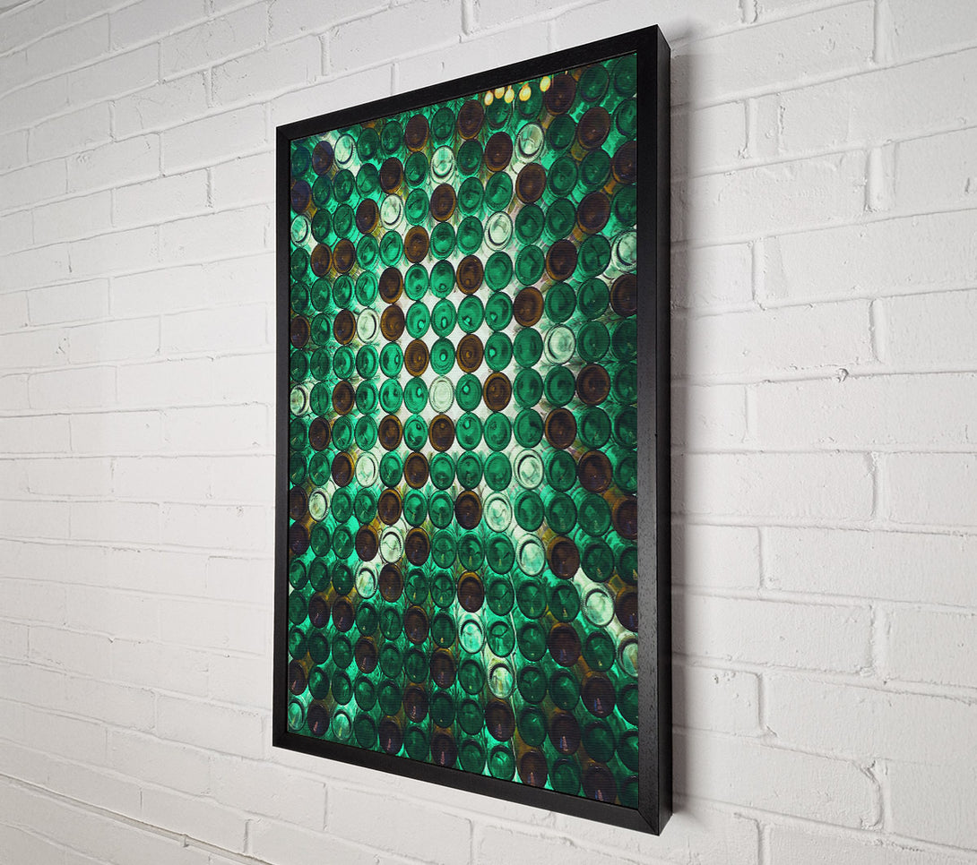  A Canvas Print of Emerald Bottle Dome Canvas Wall Art