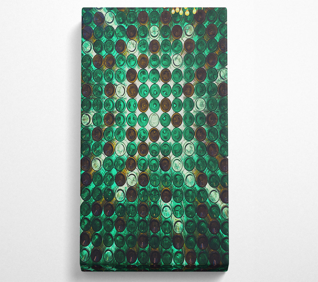  A Canvas Print of Emerald Bottle Dome Canvas Wall Art